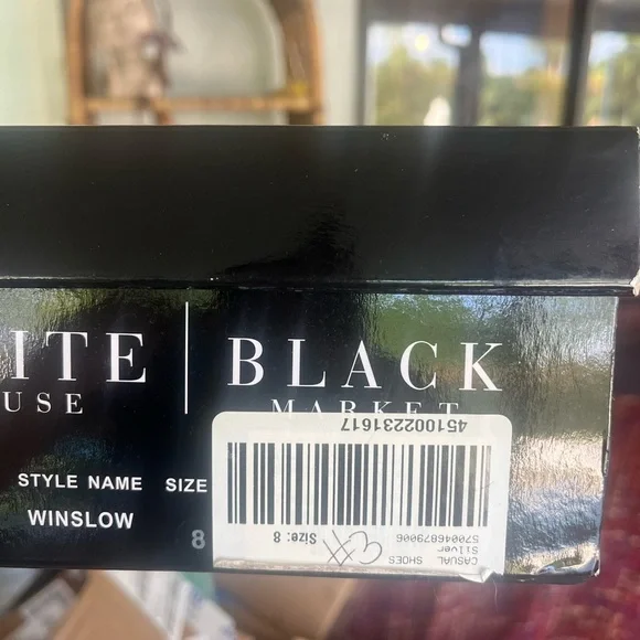 White House Black Market Winslow Wedge Silver - Picture 7 of 10